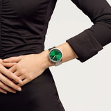 Unisex Watch Swatch SB07S101G Green Silver-5