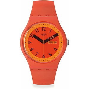 Men's Watch Swatch PROUDLY RED (Ø 41 mm)-0