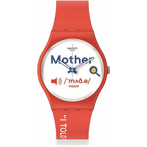 Men's Watch Swatch ALL ABOUT MOM (Ø 34 mm)-0