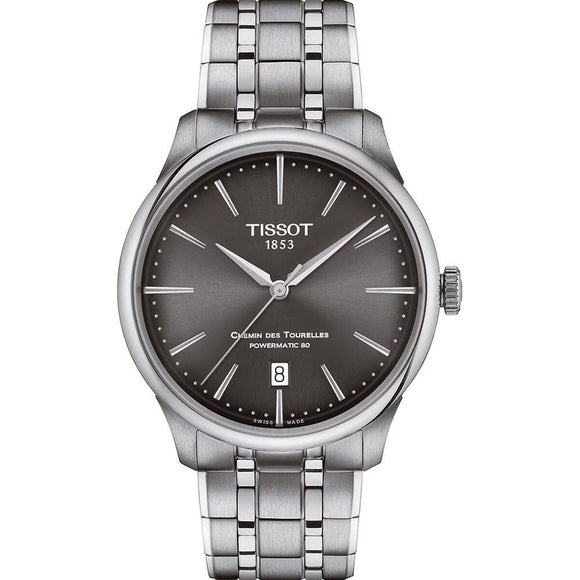 Men's Watch Tissot CHEMIN DES TOURELLES POWERMATIC 80 (Ø 39 mm)-0