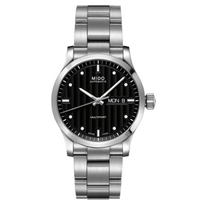 Men's Watch Mido MIDO-M0058301105100 Black Silver (Ø 38 mm)-0