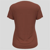 Women’s Short Sleeve T-Shirt Odlo Essential 365 Brown-2