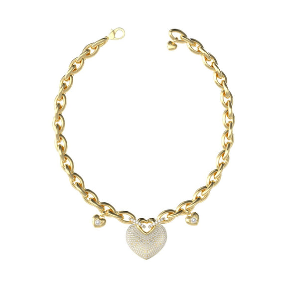 Ladies' Pendant Guess JUBN05205JWYGT-U Golden-0