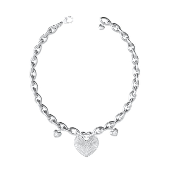 Ladies' Necklace Guess JUBN05205JWRHT-U Silver-0