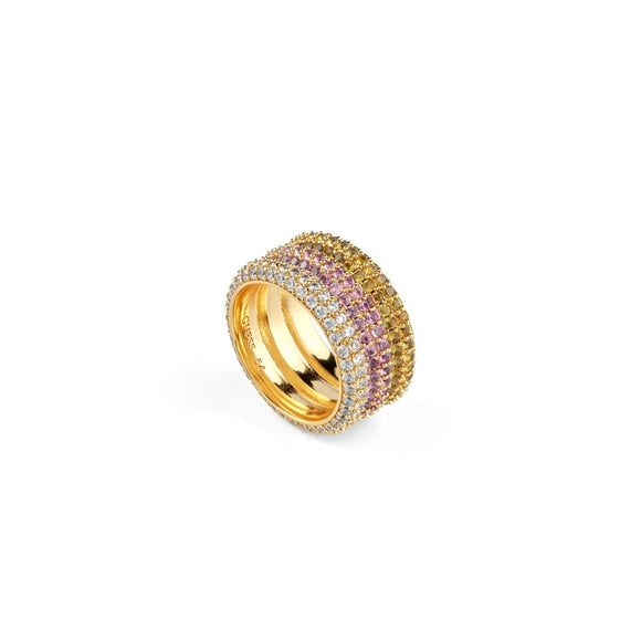 Ladies' Ring Guess JUBR05140JWYGPK54 Golden 14-0