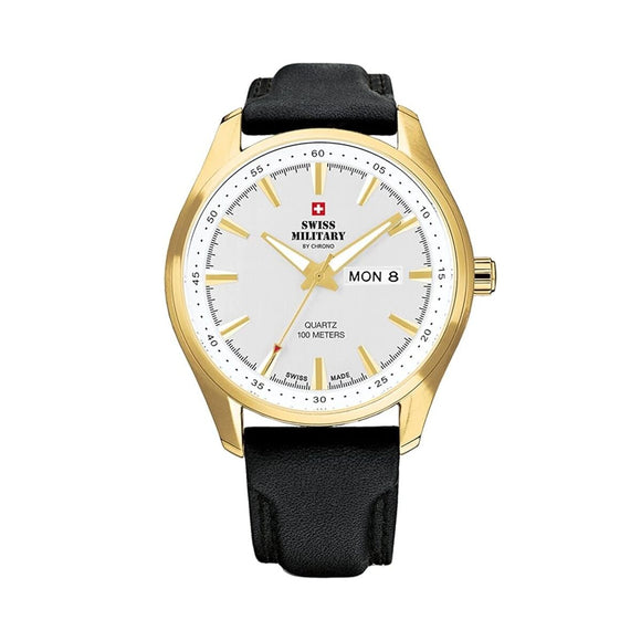 Men's Watch Swiss Military Chrono SM34027.08 Black-0