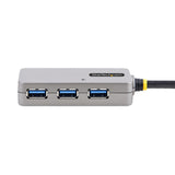 USB Hub Startech U01043-USB-EXTENDER Black Silver-17