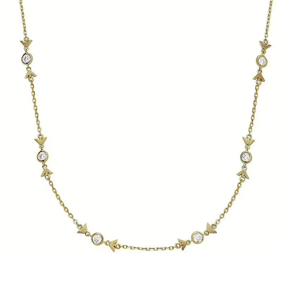 Ladies' Necklace Emporio Armani EG3618710 Golden-0