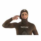Neoprene Jacket Seac Alga Brown Men-2