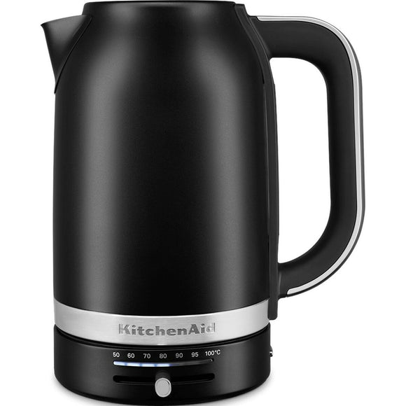 Kettle KitchenAid 5KEK1701EBM Black plástico,acero inoxidable 2400 W 1,7 L (1 Unit)-0