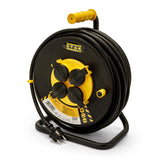 Cable reel Stak REELART 25 m 4 Plugs-0