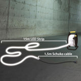 LED strips Stak 185 W 15 m LED Light 4000 K Black Transparent-7