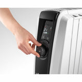 Oil-filled Radiator (8 chamber) DeLonghi Dragon 4 Pro White 2000 W-3