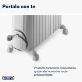 Oil-filled Radiator DeLonghi TRD51025 White-2