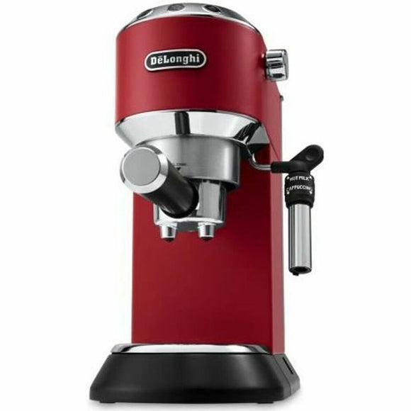 Cafetière with Plunger DeLonghi 0132106169 Stainless steel Red 1 L-0