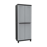 Wardrobe Terry Black/Grey Resin Plastic 68 X 39 X 170 CM-0