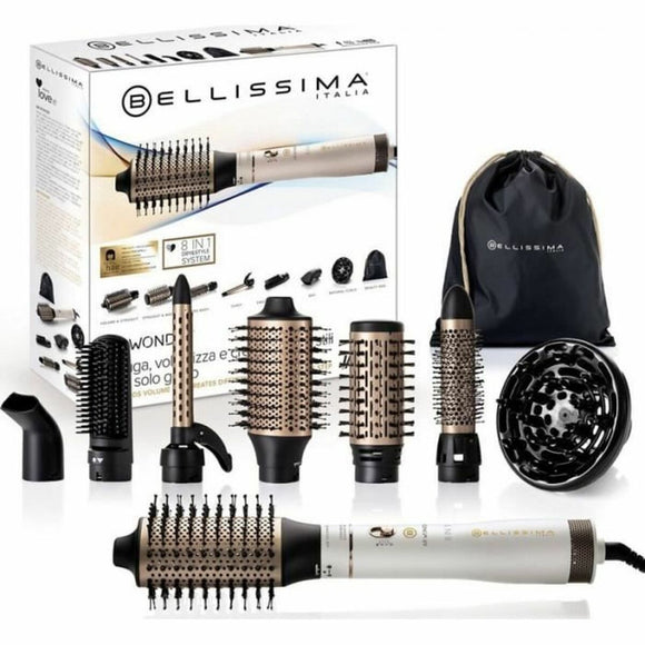 Smoothing Brush Bellissima Air Wonder 8 in 1 1000W Black (8 Units)-0
