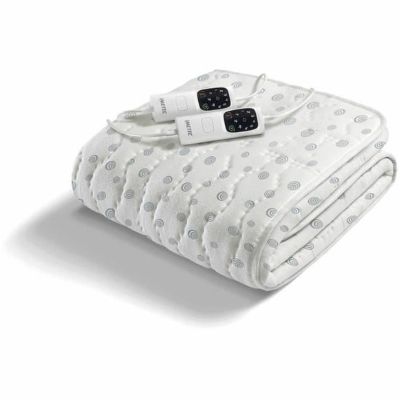 Electric Blanket IMETEC 16631 White/Grey Cotton-0