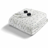 Electric Blanket IMETEC 16631 White/Grey Cotton-0
