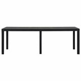Dining Table IPAE Progarden Indo ind012an Extendable Anthracite 220 x 90 x 72 cm-3