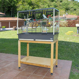 Bird cage Ferplast Piano 6 White 7 x 7 x 6,5 cm 46,5 x 70 x 87 cm-24