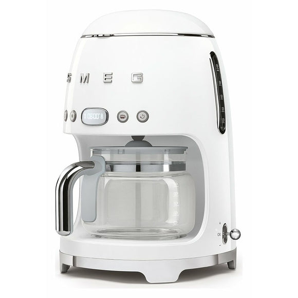 Drip Coffee Machine Smeg DCF02WHEU White 1050 W-0