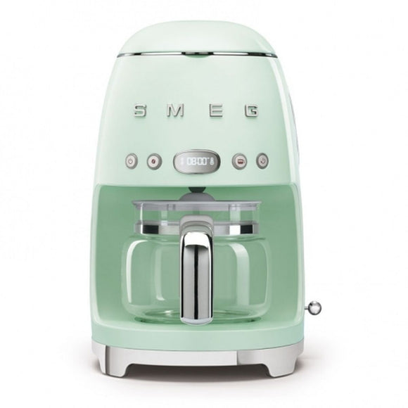 Drip Coffee Machine Smeg DCF02PGEU 1050 W Retro 10 Cups Green-0