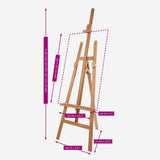 Easel MABEF M13 55 x 230 x 65 cm Wood beech wood-4