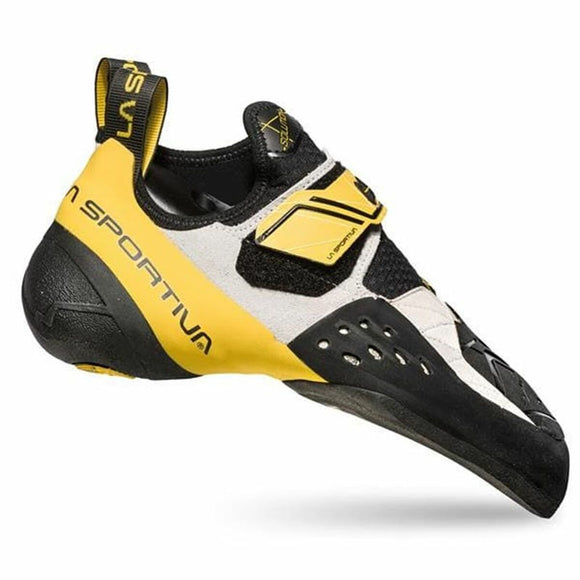 Climbing shoes La Sportiva Solution White Yellow-0