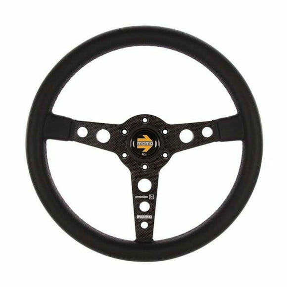 Racing Steering Wheel MOMO MOMVPROT6C350BKR Black Ø 35 cm-0
