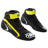 Racing Ankle Boots OMP FIRST Black/Yellow 42-0