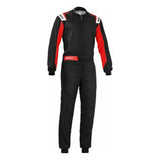 Karting Overalls Sparco 002343NRRS3L Black/Red-0