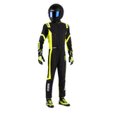 Racing jumpsuit Sparco K48 THUNDER S Yellow Black-0
