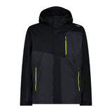 Men's Sports Jacket Campagnolo Man Zip Detachable Inn Black-0