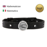 Unisex Bracelet Mathematician Talent Jewels TJA-2-02-03-2-235 Black-1