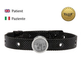 Unisex Bracelet Patient Talent Jewels TJA-5-09-03-2-235 Black-1