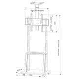 Adjustable support Techly ICA-TR33 32" 70"-7