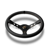 Racing Steering Wheel MOMO Black Ø 35 cm-8