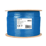 UTP Category 6 Rigid Network Cable Ewent IM1224 Blue 305 m-1