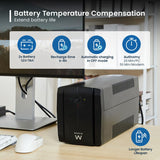 Uninterruptible Power Supply System Interactive UPS Ewent EW3997 720 W-6