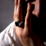 Men's Ring Albert M. WSOX00075.S-28 Black 28-2