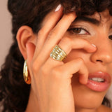 Ladies' Ring Etrusca WSET00834.YG-18-2