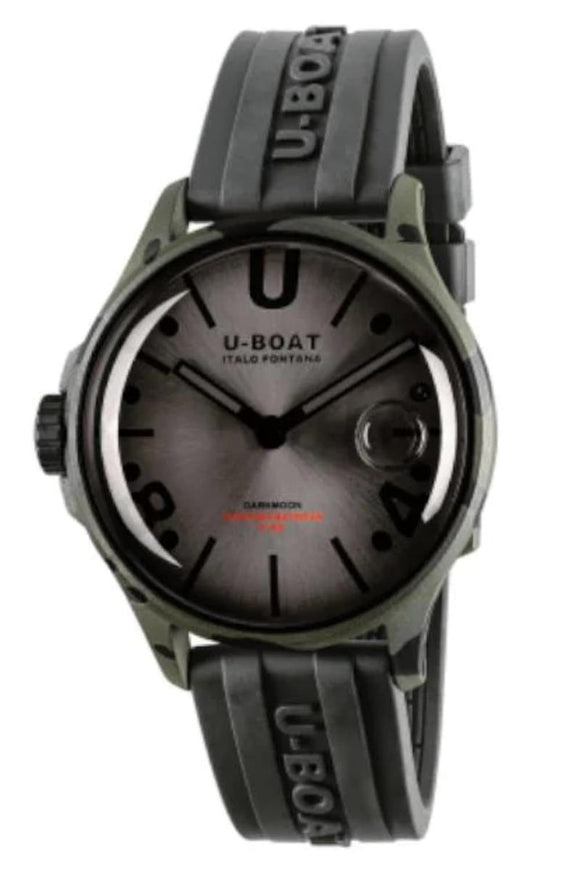 U-Boat 9551 Darkmoon Grey Camouflage Mens Watch 40mm 5ATM-0