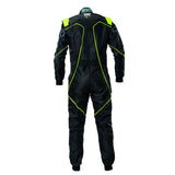 Racing jumpsuit OMP KS-3X 46 Yellow Black fluoride-2