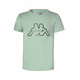 Child's Short Sleeve T-Shirt Kappa Giaglione Jade-0