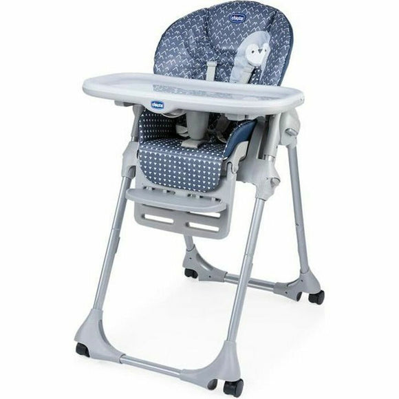 Highchair Chicco Poly Easy Penguin Blue-0