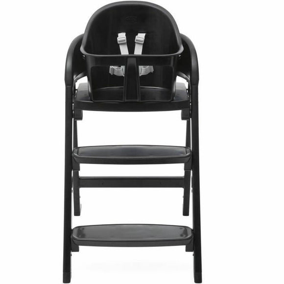 Highchair Chicco Crescendo Lite cairo coal Black Stainless steel-0