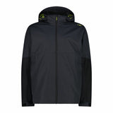 Men's Sports Jacket Campagnolo Zip Detachable Inner Black-0