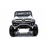 Children's Electric Car Mercedes Benz Unimog White 12 V-2