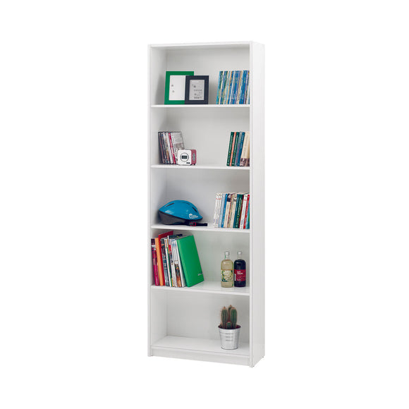 Bookshop Alexandra House Living White Wood MDP 170 x 58 x 23 cm 5 Shelves-0